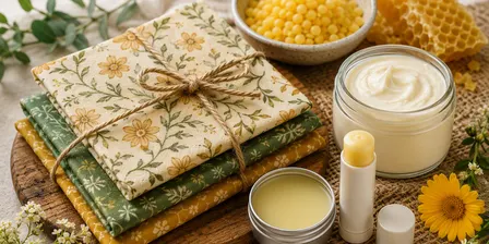 Waste Less, Celebrate More: Beeswax wraps, lip balm and hand cream