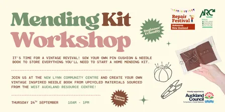 DIY Workshop for Adults - Mending Kit!