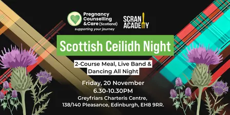Charity dinner and Ceilidh in aid of PCC(S) & Scran Academy