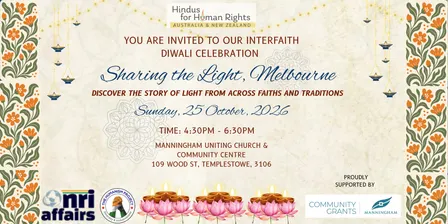 Sharing the Light, Melbourne - Interfaith Diwali Celebration