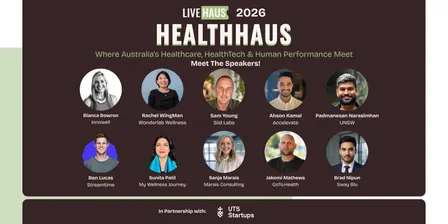 HealthHaus Sydney · Nov 2026: Where Australia's Healthcare, HealthTech & Human Performance Meet