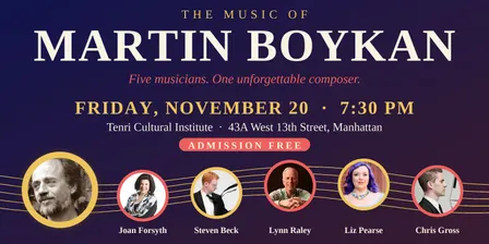 Celebrating Martin Boykan