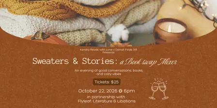 Sweaters & Stories: a Bookswap Mixer