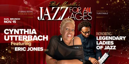 Jazz BRUNCH - Sun. Nov. 15 - Cynthia Utterbach with The Eric Jones Trio