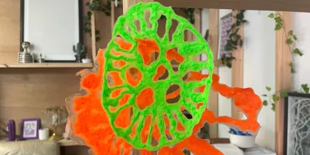 Neon Paper Sculptures with Jess