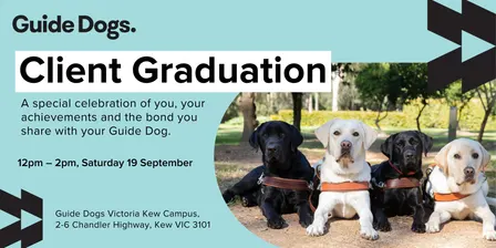 Guide Dogs Client Graduation