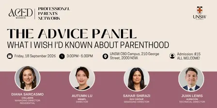 ACED Women PPN | The Advice Panel - What I Wish I'd Known About Parenthood