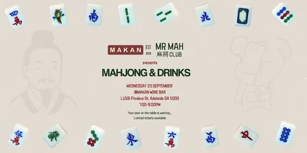 Mr Mah Mahjong Club x Makan Wine Bar - Mahjong Night