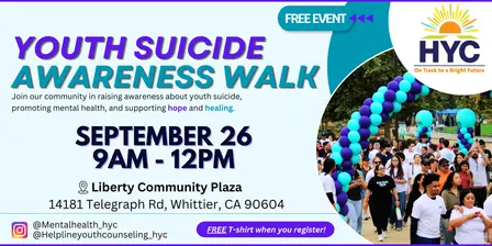 Youth Suicide Awareness Walk 2026