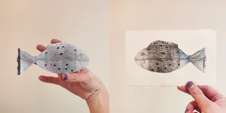 Print a fish! DIY printmaking with Emilie