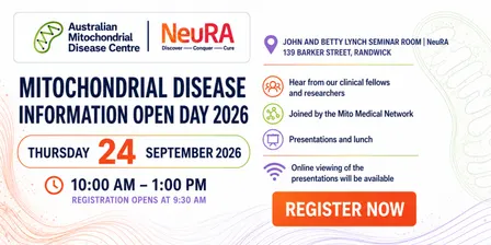 2026 Mitochondrial Disease Information Open Day