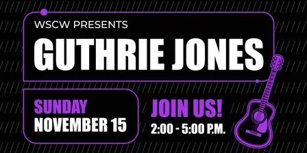 Guthrie Jones Live at WSCW November 15