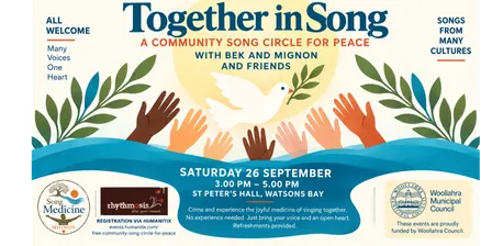 Postponed Together in Song 2 Community Song Circle for Peace