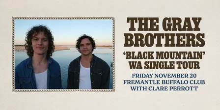 The Gray Brothers live at Fremantle Buffalo Club with Clare Perrott