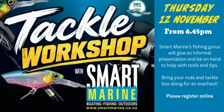 Tackle workshop and tips with Smart Marine