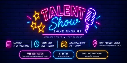 🎤 Talent Show & Games Fundraiser 🎲