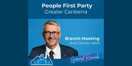 Branch Meeting & Dinner with Gerard Rennick