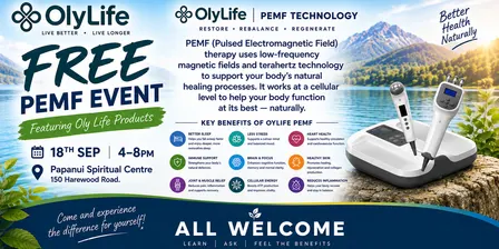 FREE OLY LIFE PEMF EVENT