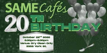 SAME Café's 20th Birthday
