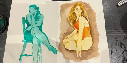Discover Drawing: Watercolours and Portraits with Jess