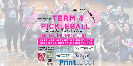 Redlands Term 4 Pickleball - Weekly Social Play