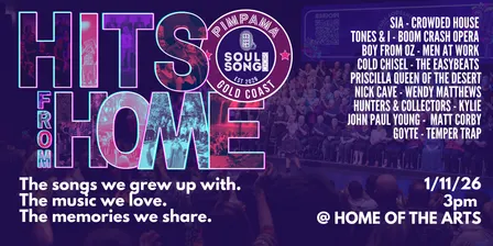 Soul Song Gold Coast Show - Hits From Home - Concert Recording Digital Tickets Only
