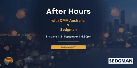 After Hours with CMA Australia & Sedgman, 21 September, Brisbane