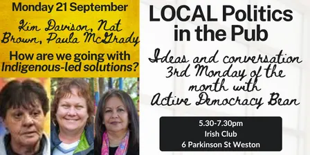 How are we going with Indigenous-led solutions?
