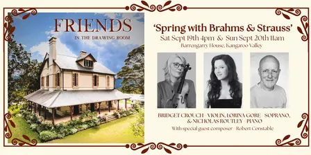 Friends in the Drawing Room - ‘Spring with Brahms and Strauss’