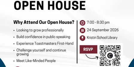 Toastmasters Open House