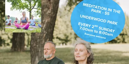 Meditation & Breathwork at Underwood park with Logan Council