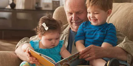 Story Time at Playgroup: Generations of Love
