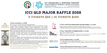 ICCI QLD Major Raffle 2026