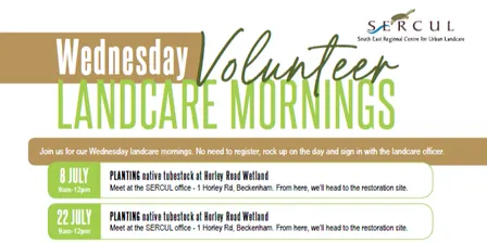 SERCUL Wednesday Landcare Mornings