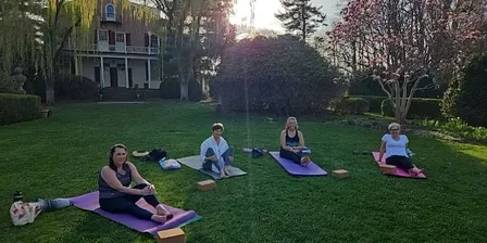 Wednesday Evening Garden Yoga October 21st 5:30PM Highlands Mansion
