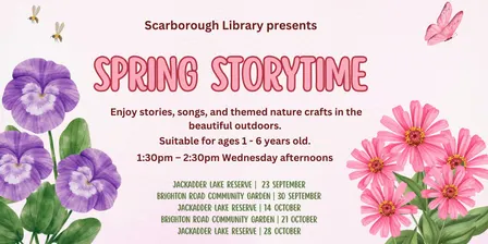 Stirling Libraries - Scarborough Spring Storytime: Jackadder Lake Reserve