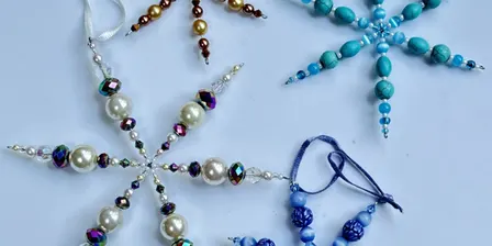 Beaded Snowflakes
