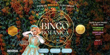 BINGO BOTANICA [Thu 12 Nov]