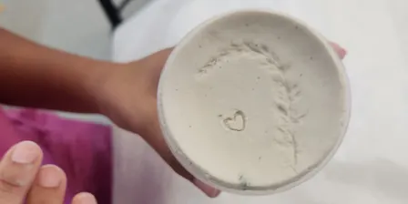 Pressed Botanical Trinket Clay Dishes