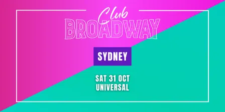 Club Broadway: SYDNEY "Halloween" [Sat 31 Oct]