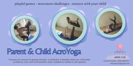 Intermediate Parent & Child Acroyoga: term three
