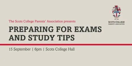 Talk: Preparing for Examinations and Study Tips