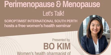 Perimenopause & Menopause: Let's Talk - a seminar