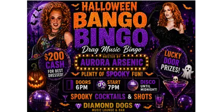 Halloween Bango Bingo - Drag Music Bingo 31St October
