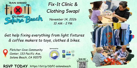 SD Fixit Clinic in Solana Beach