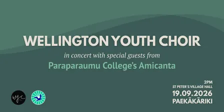 Wellington Youth Choir in Concert - Paekākāriki