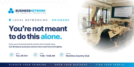 D32 Business Networking Brisbane - Tue 06 Oct