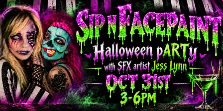 Halloween Sip n Facepaint - Adults Only
