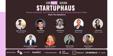 StartupHaus Sydney · Nov 2026: Where Australia’s Top Founders, VCs & Startup Operators Meet