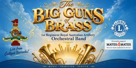 CANCELLED! Big Guns of Brass in Buderim